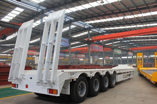 low bed semi trailer